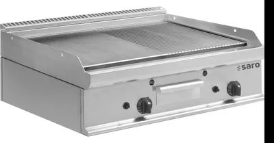 Image de Plaque de cuisson à gaz, modèle de table E7/Ktg2Bbm, dimensions : L 800 mm, plaque de cuisson : 795 x 700 mm, plaque de cuisson : 530 x H 270 mm