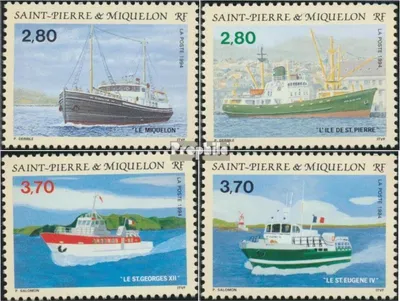 Produktbild von Briefmarken St. Pierre und Miquelon 1994 Mi 677-680 (kompl.Ausg.) postfrisch Schiffe