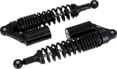 Produktbild von Set: Performance-Federbeine Schwarz mit ABE, mit externen Ausgleichsbehälter, 360mm - für Simson S50, S51, S70