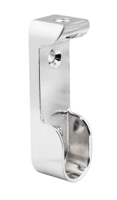 Obrázek produktu pro Držák oválné šatní tyče 30x15mm, chrom, 2 ks