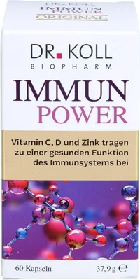 Immagine prodotto di Immune Power Dr.Koll Vitamina C Vitamina D Zinco, 60 Capsule