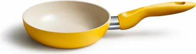 Produktbild von Riess Color FRY PAN 3509-354 Yellow Bratpfanne, 16 cm max. Durchmesser, Aluminium, Antihaftbeschichtung