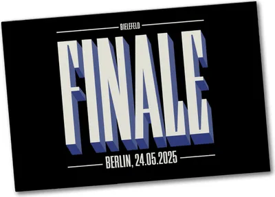 Produktbild von FINALE 2025 Bielefeld Souvenir Souvenir Magnet für das Pokalfinale in Berlin