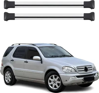 Produktbild von Dachträger Grundtäger für Mercedes ML Klasse W163 1998-2005 75kg Alu Grau 2x