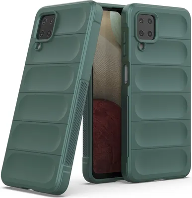 Produktbild von Samsung A12 Hülle, Weich TPU Silikon Stossfest Anti-rutsch Schutzhülle für Samsung Galaxy A12 5G Grün