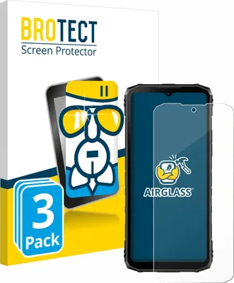 Produktbild von 3x BROTECT Schutzglas für Doogee Blade 10 Pro / 10 Ultra Schutzfolie Panzer Folie Glas Display Schutz klar