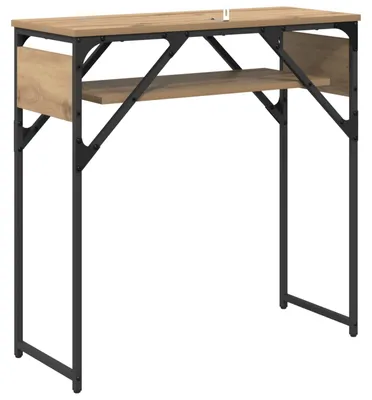 Obrázek produktu pro vidaXL Konzolový stolek Artisan dub 75x30x75cm materiál na bázi dřeva