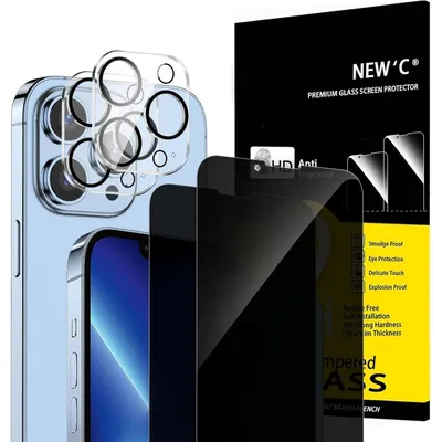 Immagine prodotto di Schermo protettivo e protezione per fotocamera per iPhone 13 Pro (6,1 pollici) - confezione da 2, colore nero