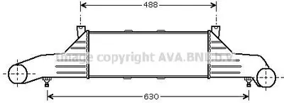 Produktbild von PRASCO AI2189 Kühler Wasserkühler Motorkühler für VW PASSAT Variant (3B6) PASSAT Variant (3B5) PASSAT (3B3) für AUDI A6 Avant (4B5, C5) A6 Limousine