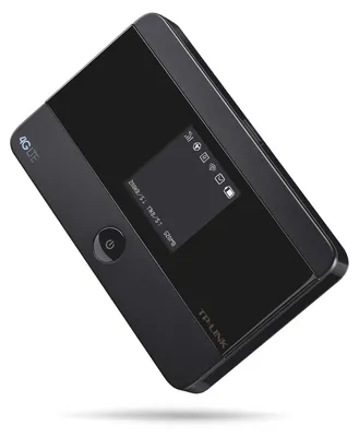 Zdjęcie produktu dla TP-Link M7350, Bezprzewodowy sprzęt sieci komórkowej, Czarny, Przenośny, 802.11b, 802.11g, Wi-Fi 4 (802.11n), 150 Mbit/s, 2,4 GHz