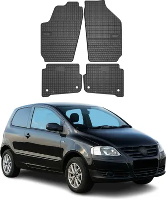 Image de Tapis de Sol pour VW Fox 2004-2025 OMAC Noir Caoutchouc