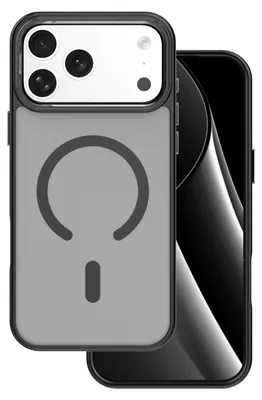 Image de Coque de protection "Frozen Mag" pour iPhone 17, 6,3 pouces, couleur noire