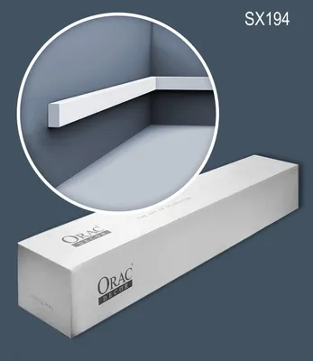 Produktbild von Orac Decor SX194-box-10 AXXENT Sockelleisten 1 Karton SET mit 10 Stuckleisten 20 m