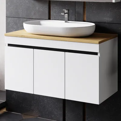 Produktbild von Waschtisch-Set Venus | Waschtisch mit Unterschrank | Badmöbel 100 cm Waschbecken