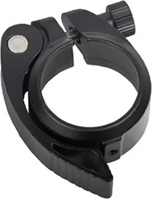Zdjęcie produktu dla Zacisk podsiodłowy ERGOTEC "SCQ-200", aluminium 31,8 mm, piaskowany na czarno