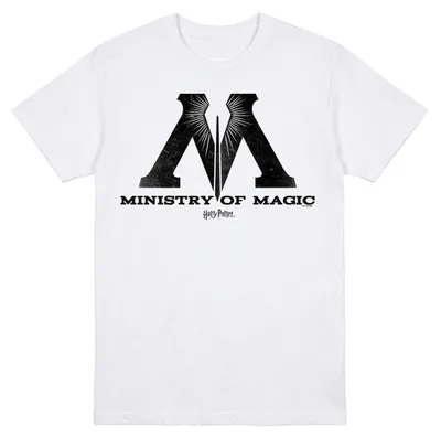 Obrázek produktu pro Tričko "Ministerstvo kouzel" pro muže/uni, Harry Potter, model TV35339 (velikost 5XL), barva bílá