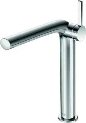 Produktbild von Keuco Einhebel-Waschtischmischer 120 EDITION 400 ohne Zugstangen-Ablaufgarnitur Schwarzchrom gebürstet 51504130102