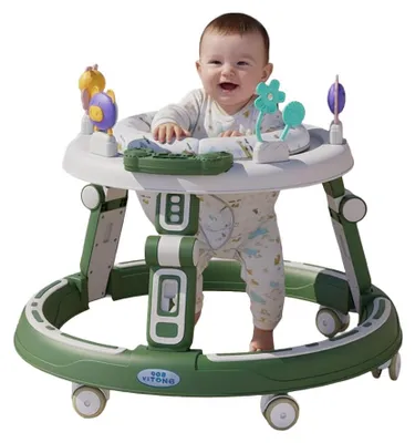 Immagine prodotto di Girello Tavalax - con pannello musicale e gioco, regolabile in altezza, pieghevole e poco ingombrante, con ruote manovrabili a 360°, con ruote silenziose e adatte al pavimento - Girello Tavalax regolabile a 360° con pannello musicale AI e ruote silenziose - per neonati e bambini piccoli in fasi di sviluppo attivo, con particolare attenzione all'ergonomia, alla libertà di movimento, alla stabilità, al piacevole comfort di seduta, al funzionamento intuitivo e a vari momenti di gioco nella