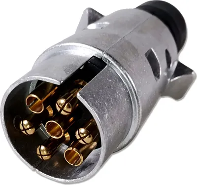 Produktbild von Anhängerstecker | 7-polig | 12V | 16A | Aluminium
