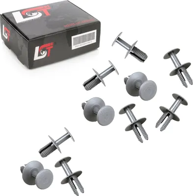 Produktbild von 10x Für BMW 5er Spreiznieten Radhausschale Radkasten Clips Dunkelgrau