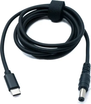 Produktbild von SYSTEM-S DC 15V Kabel 150 cm 5,5 x 2,1 Stecker zu USB 3.1 Typ C Stecker