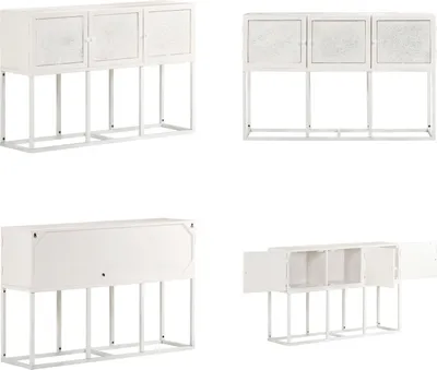 Immagine prodotto di vidaXL Credenza 115x30x76 cm Legno massiccio di mango - Credenza - Credenze - Credenza di legno - Credenze di legno