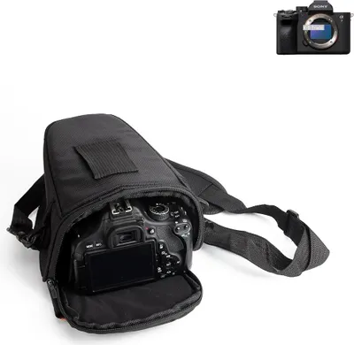 Produktbild von K-S-Trade Kameratasche Fototasche Schultertasche Umhängetasche kompatibel mit Sony Alpha 7 IV Colt  für Systemkameras Schutzhülle bag