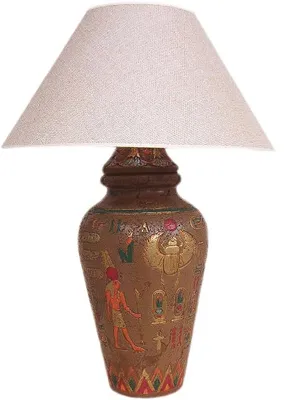 Obrázok produktu pre Dizajnové svietidlá Lampa Egyptská váza tienidlo Dekoratívna lampa Osvetlenie 6811