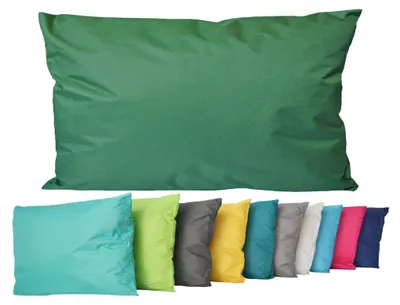 Produktbild von JACK Outdoor Lounge Kissen 30x50cm Dekokissen inkl. Füllung Wasserfest Sitzkissen Garten Stuhl Lotus Effekt, Farbe:Dunkelgrün