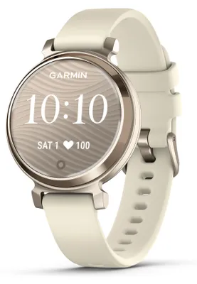 Produktbild von Garmin Lily 2 Smartwatch kokosnuss/cremegold