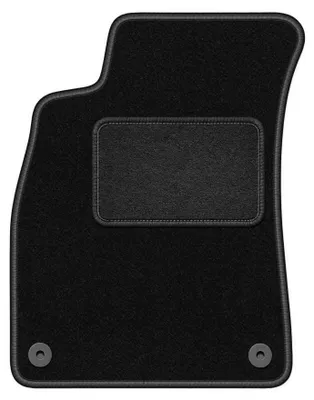 Image de Tapis conducteur en moquette noire pour: Audi A4 B7 2006-2008 cabriolet