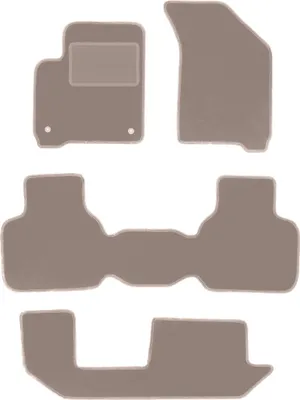Produktbild von Velours-Autoteppiche für: Fiat Freemont 7 Personen (2011-2016) Beige