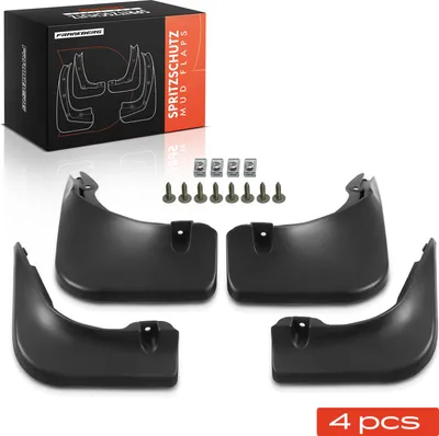 Produktbild von Frankberg 4x Spritzschutz Schmutzfänger Vorne und Hinten für Mercedes-Benz W205 C180 C200 C300