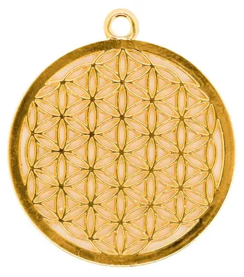 Anhänger Blume des Lebens gold