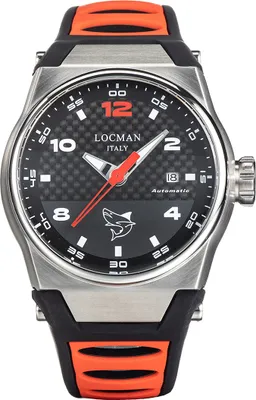 Produktbild von 0556A09S-00CBRDSR Italy Herrenuhr Mare rot/schwarz Automatik Ref. 0556 Locman
