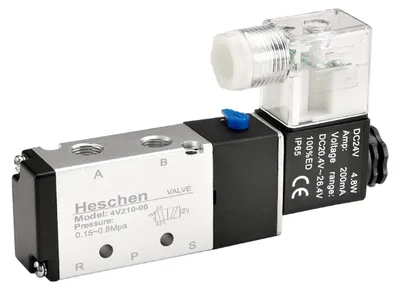 Magnetventil 5/2-Wege DC24V PT1/8 12 mm² 3VA