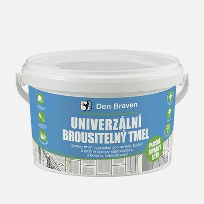 Obrázok produktu pre Den Braven Den Braven - Univerzálny brúsiteľný tmel, kelímok, 1,5 kg, biela