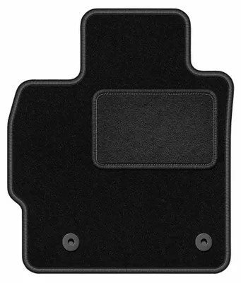 Obrázek produktu pro Velurový kobereček řidiče pro: Mazda CX-7 2006-2009 (SUV) – 1 ks, černý, na míru – Wielganizator LUX