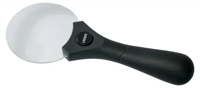 Produktbild von Lindner S7130 Randlose LED-Leuchtlupe, Vergrößerung 3x / 4,5x