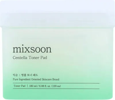 Produktbild von MIXSOON Centella Asiatica Toner Pad 120 Stück - Feuchtigkeitsspendende Gesichtspads