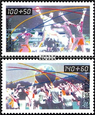 Produktbild von Briefmarken BRD (BR.Deutschland) 1990 Mi 1449-1450 (kompl.Ausgabe) gestempelt Sporthilfe