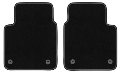 Immagine prodotto di Tappetini posteriori in moquette per Maserati Quattroporte VI 2015- (berlina) – 2 pezzi, neri, su misura – Wielganizator LUX