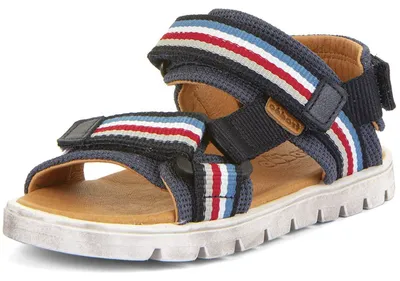 Produktbild von Froddo Ke Flash Kinder 3-Klett-Sandale mit Lederfutter Blau/Rot (Blue/Red), G3150259-15
