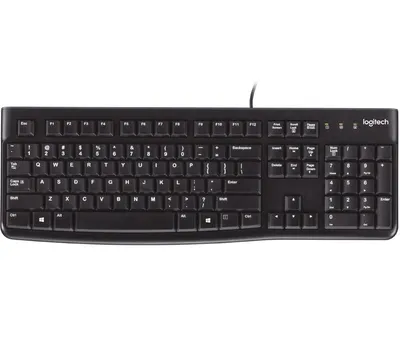 Immagine prodotto di Logitech K120 Corded Keyboard tastiera USB QWERTY Inglese UK Nero