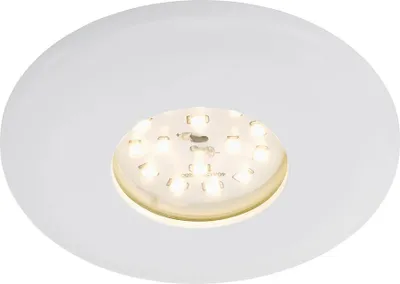 Produktbild von Briloner LED Einbauleuchte rund Weiß starr IP65 5W Modul 400lm warmweiß 3000K 110°