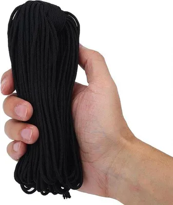 Image de Corde tressée de 2 mm de diamètre avec âme, corde multifonctionnelle pour la survie, le camping, l'escalade et le nouage