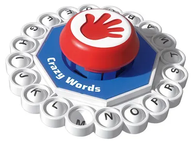 Produktbild von Schnelles Buchstaben-Denkspiel auf Zeit – Kategorie-Challenge für Familien & Partys – Für 2-8 Spieler, Englische Edition in Rot – Wortspiel & Reaktionsspiel für gesellige Runden