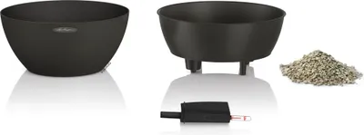 Obrázek produktu pro Sázecí stroj LECHUZA CUBETO Stone 30 ALL-IN-ONE grafitově černý 13832