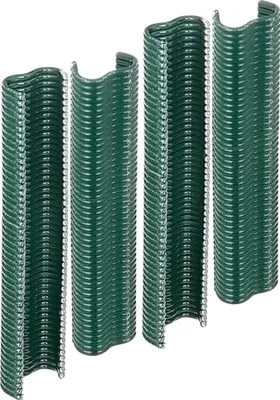 Produktbild von ALBERTS Drahtklammer, SB, grün kst-beschichtet, Breite 22 mm, verpackt à 200 Stk.