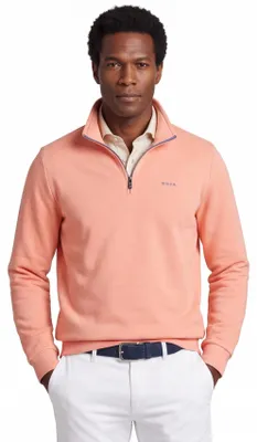 Produktbild von Orange Half-Zip-Pullover normale Passform New Zealand